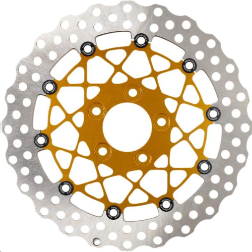 Performance Machine - Performance Machine Speedstar 11.8in. Two-Piece Brake Rotors - Gold Ops - 0133-1809S-G