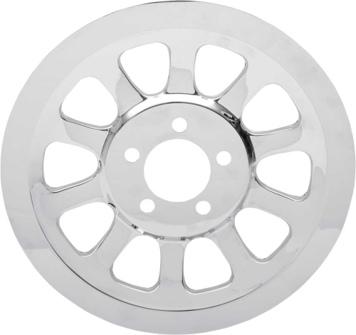 Drag Specialties - Drag Specialties Chrome Outer Rear Pulley Insert - D26-0151