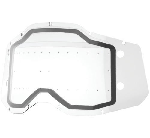 100% - 100% Forecast 2 Lens Dual Pane - Clear with Bumps - 59101-00001