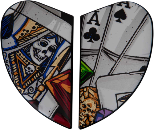 Icon - Icon Sideplates for Airframe Pro Helmets - Luckylid3 Gold - 0133-1221