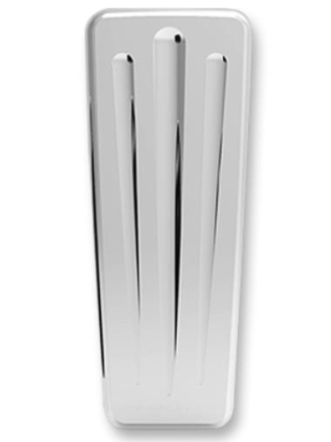 Arlen Ness - Arlen Ness Dash Insert - Deep Cut - Chrome - 04-194