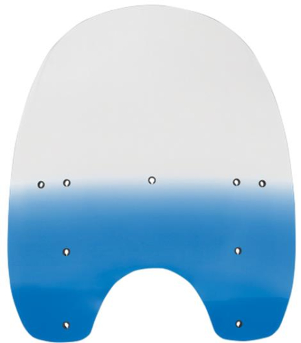 Memphis Shades - Memphis Shades Replacement Plastic for HD Quick-Release Compact Windshield - 19in. - Gradient Blue - MEP6386