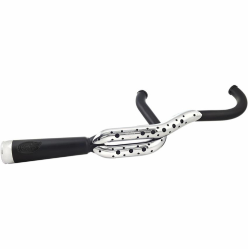 RSD - RSD Track 2-Into-1 Exhaust System - Black/Chrome - 11825