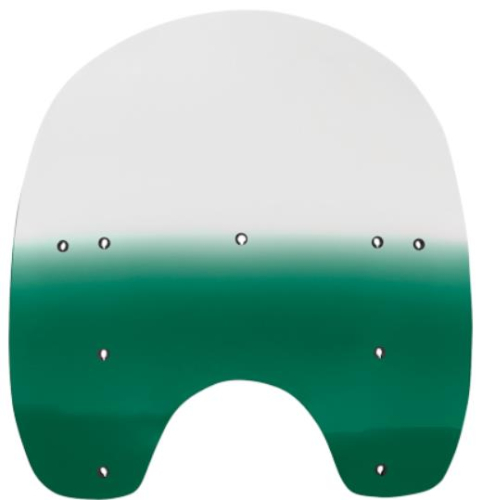 Memphis Shades - Memphis Shades Replacement Plastic for HD Quick-Release Compact Windshield - 17in. - Gradient Teal - MEP6283