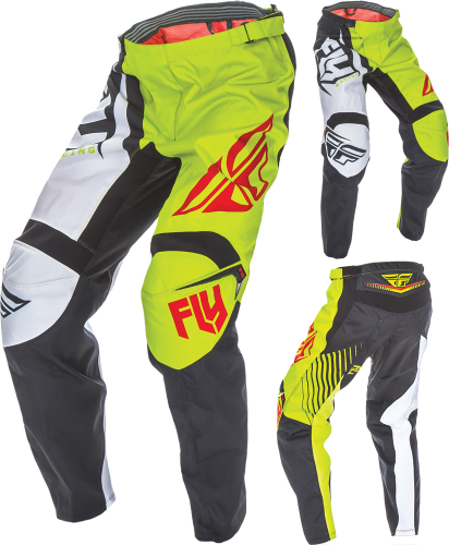 Fly Racing - Fly Racing F-16 Pants (2017) - 370-93528S - Black/Lime - 28