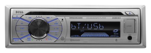 Boss Audio - Boss Audio Single-Din CD Player - Silver - MR508UABS