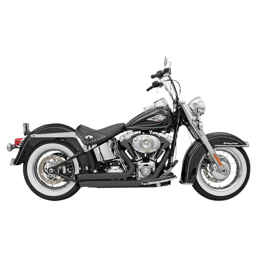 Bassani Manufacturing - Bassani Manufacturing FireSweep Exhaust System - Black Ceramic - 12123D