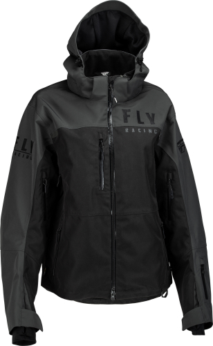 Fly Racing - Fly Racing Carbon Womens Jacket - 470-4500XS - Black/Gray - X-Small