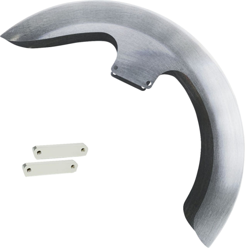 Paul Yaffe Originals - Paul Yaffe Originals Thicky Front Fender for 16in.-19in. Wheels with Steel Fender with Satin Adapters - THICKY-OEM-14L-S
