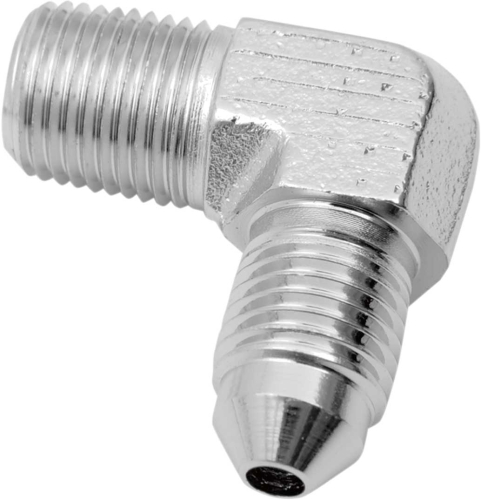 Drag Specialties - Drag Specialties AN-3 Male x 1/8in. NPT Male 90deg. Brake Fitting - 279