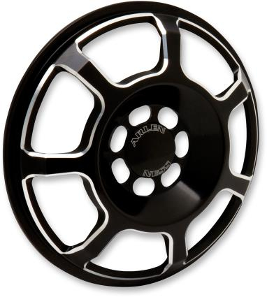 Arlen Ness - Arlen Ness Beveled Speaker Grills - Black - 03-914