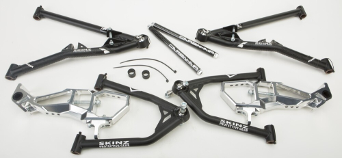 Skinz Protective Gear - Skinz Protective Gear Concept Chromolly Performance A-Arm Kit without Shocks - 36in. Stance - BPSFE265C-FBK