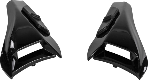 Fly Racing - Fly Racing Top Vent Set for Revolt Helmets - Gloss Black - 73-88440