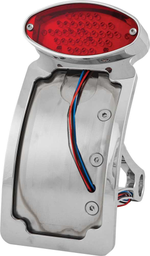 HardDrive - HardDrive License Plate Vertical Frame - Curved - Side mount - Cateye LED - P28-6145NU