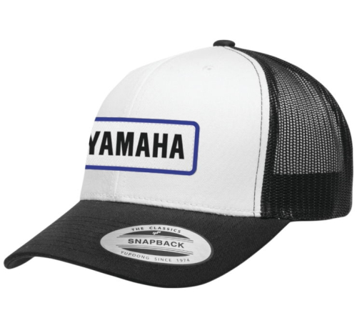 Factory Effex - Factory Effex Yamaha Throwback Hat - 25-86204 - White/Black - OSFM