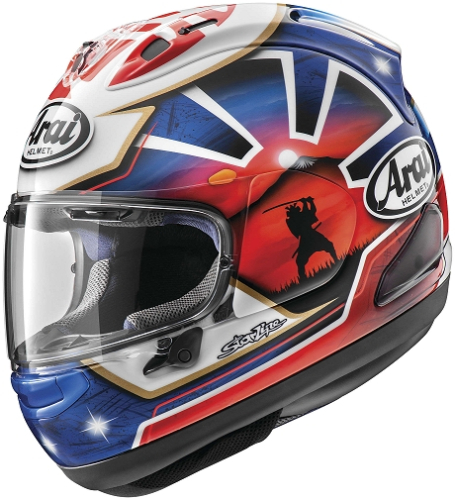 Arai Helmets - Arai Helmets Corsair-X Dani Samurai-2 Helmet - 685311169747 - Dani Samurai 2 Blue - 2XL