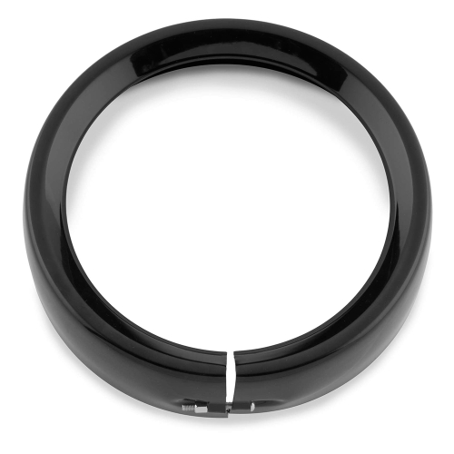 Bikers Choice - Bikers Choice 7in. Headlight Trim Ring for Headlight - Black - 160339