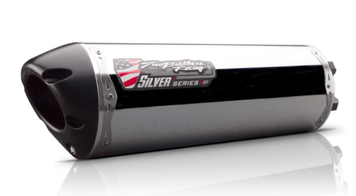 Two Brothers Racing - Two Brothers Racing M-2 Silver Series Slip-On - Aluminum - 005-3660406V-S