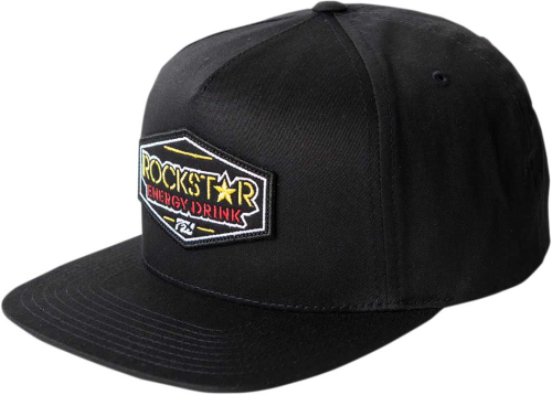 Factory Effex - Factory Effex Rockstar Emblem Snapback Hat - 18-86600 - Black - OSFM