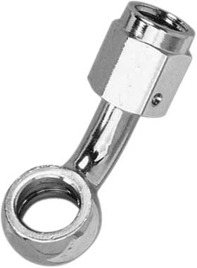 Goodridge - Goodridge Universal 45deg. Rear Brake Adapter - Chrome - PMCHD-005