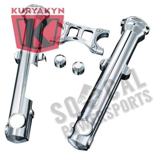 Kuryakyn - Kuryakyn Fork Skins - Chrome - 7202