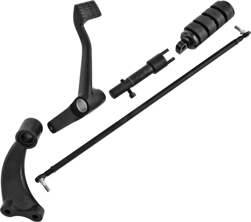 HardDrive - HardDrive Forward Control Kit with Rubber Band Style Footpeg - Black - 35-0215MBK