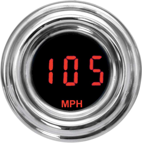 Dakota Digital - Dakota Digital MCL-4013 Mini Speedometer - Red - MCL-4013R-R