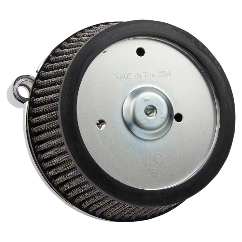 Arlen Ness - Arlen Ness Big Sucker Stage I Air Filter Kit w/ Synthetic Filter - Chrome - 50-518