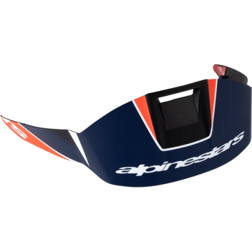 Alpinestars - Alpinestars Standard Spoiler for Supertech R10 Helmet - Team - Black/Carbon Red Fluo/Blue - 8953324-1383
