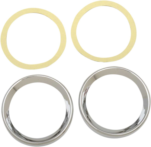 Drag Specialties - Drag Specialties Instrument Gauge Bezels - Large - 2202-0060