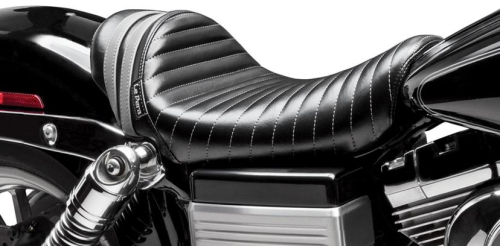Le Pera - Le Pera Stubs Spoiler Seat - Black with Gray Stripes - LK-411GY