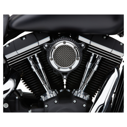 Cobra - Cobra RPT Air Intake - Chrome Ring w/ Black Frame - 606-0103-05CB