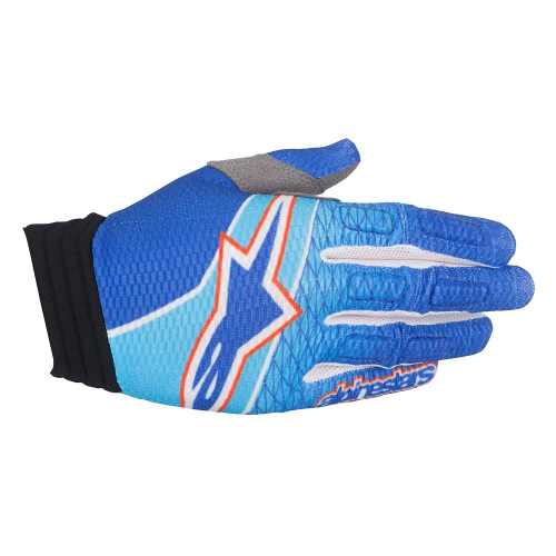 Alpinestars - Alpinestars Aviator Gloves (2017) - 3560317773XL - Blue/Cyan/Red - X-Large