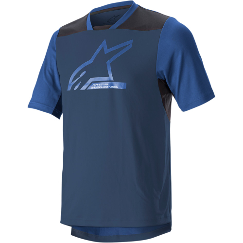 Alpinestars - Alpinestars Drop 6.0 V2 Jersey - 1766322-7319-LG - Midnight Blue/Black - Large