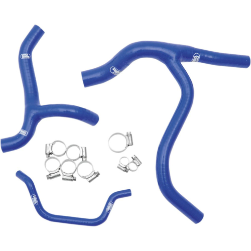 Moose Racing - Moose Racing Radiator Hose/Clamp Kit - Blue - MBU-KAW-50-BL