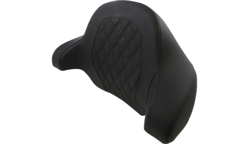 Saddlemen - Saddlemen Tour-Pak Backrest Pad - Step-Up Lattice Stitched Seat - Black - 814-07-TPACK-SU