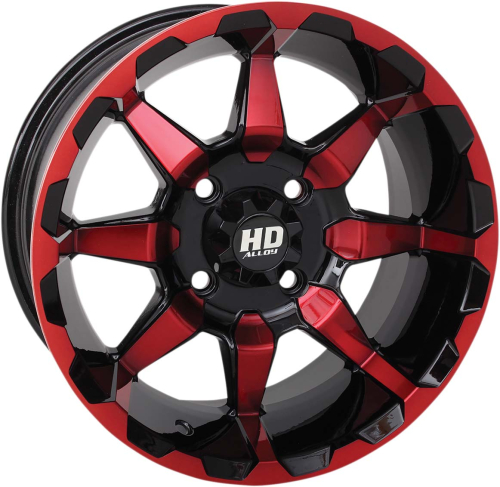 STI - STI HD6 Radiant Wheel - 14x7 - 4+3 Offset - 4/156 - Red - 14HD603-RED
