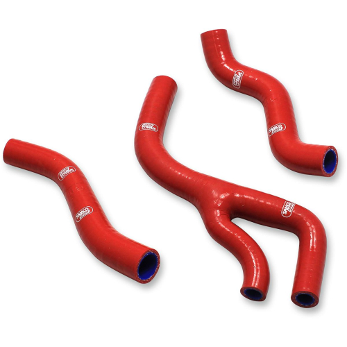 Moose Racing - Moose Racing Race Fit Radiator Hose Kit - 4 - Red - 1902-1390