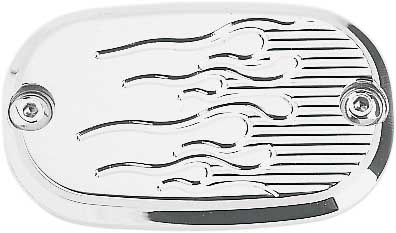 Joker Machine - Joker Machine Rear Master Cylinder Cover - Billet Flame - 08-01F