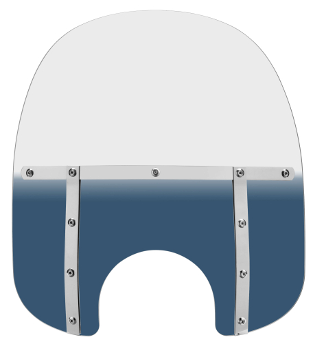 Memphis Shades - Memphis Shades Memphis Fats Windshield (7in. Cutout) - 17in. - Gradient Blue - MEM3216