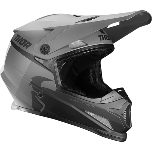 Thor - Thor Sector Racer Helmet - 0110-6737 - Black/Charcoal - X-Large