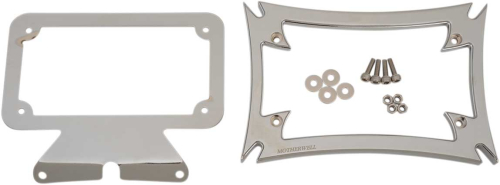 Motherwell - Motherwell Maltese License Plate Frame with Backing Plate - Chrome - MWL-862-CH-OR1