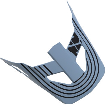 100% - 100% Visor for Status Bicycle Helmet - Gray - 89033-00002