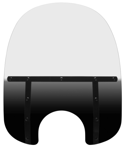 Memphis Shades - Memphis Shades Memphis Fats Windshield (7in. Cutout) - 17in. - Night Shades - MEB3211