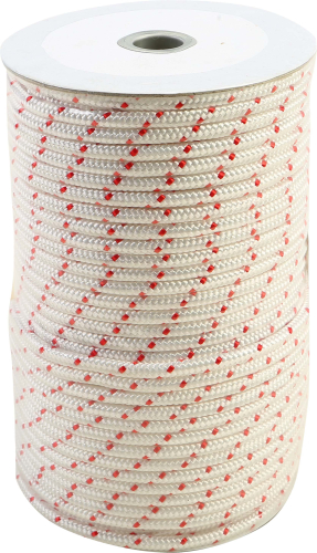 SP1 - SP1 Nylon Starter Rope - Polyester - White/Red - 7/32in. Diameter - 85-206-02