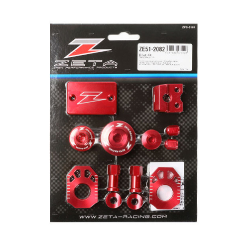 ZETA - ZETA Billet Kit - Red - ZE51-2082