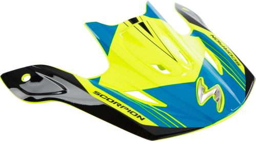 Scorpion - Scorpion Peak Visor for VX-R70 Helmets  - Ascend Neon Blue - 70-06-70