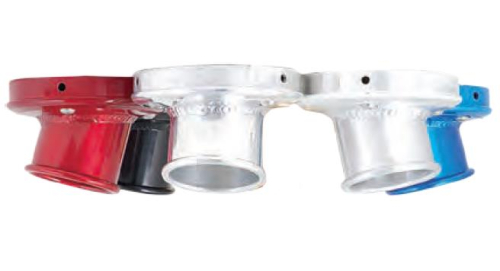 HMF Engineering - HMF Engineering Round Turn Down 4-Bolt End Cap - Black - 6916104