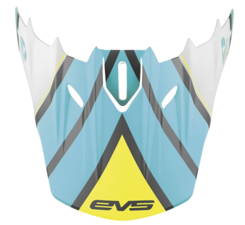 EVS - EVS Replacement Cosmic Visor for T5 Helmet - Matte Tiffany Blue - HE18T5C-VSTFBU