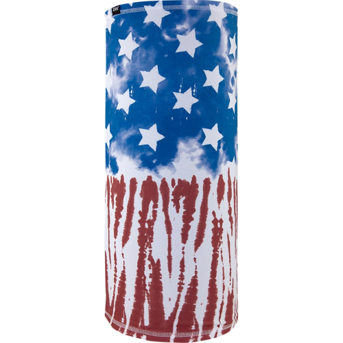 Zan Headgear - Zan Headgear Sportflex Series Motley Tube - TL602 - Stars and Stripes Tie Dye - OSFM